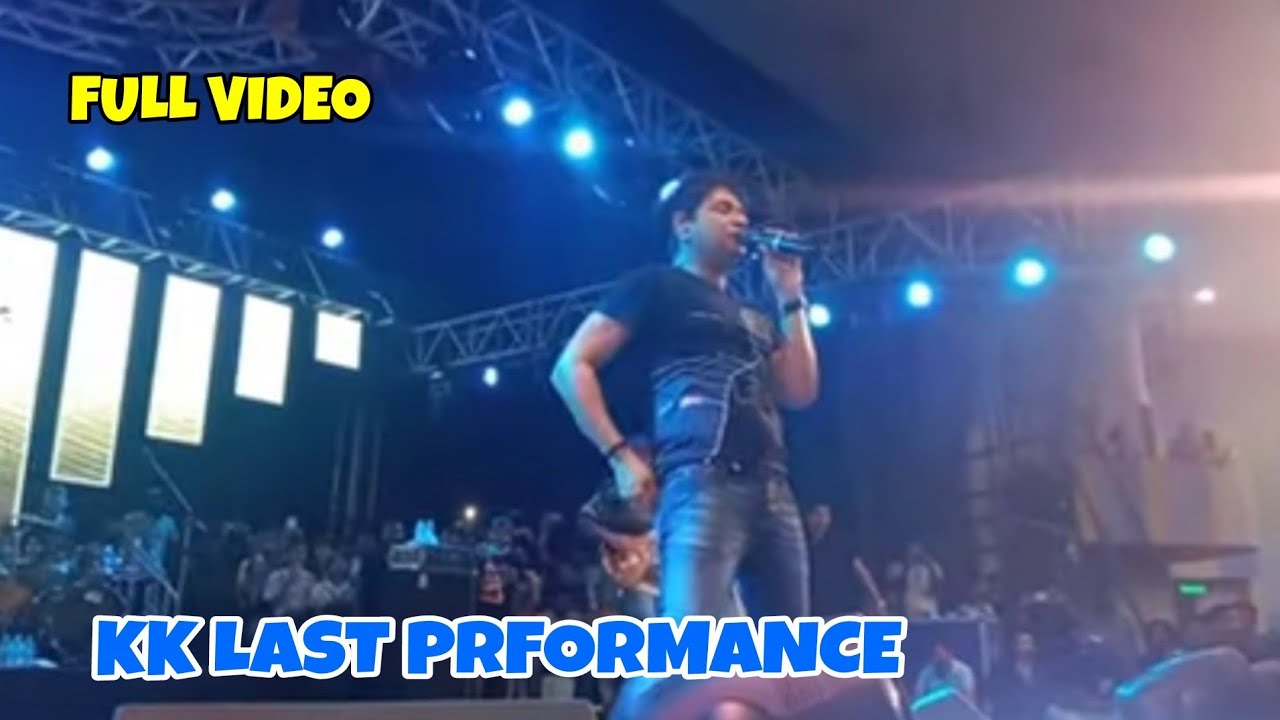 KK Last Performance Full Video 🥺💔 KK Death || Performance At Nazurl Manch, Kolkata