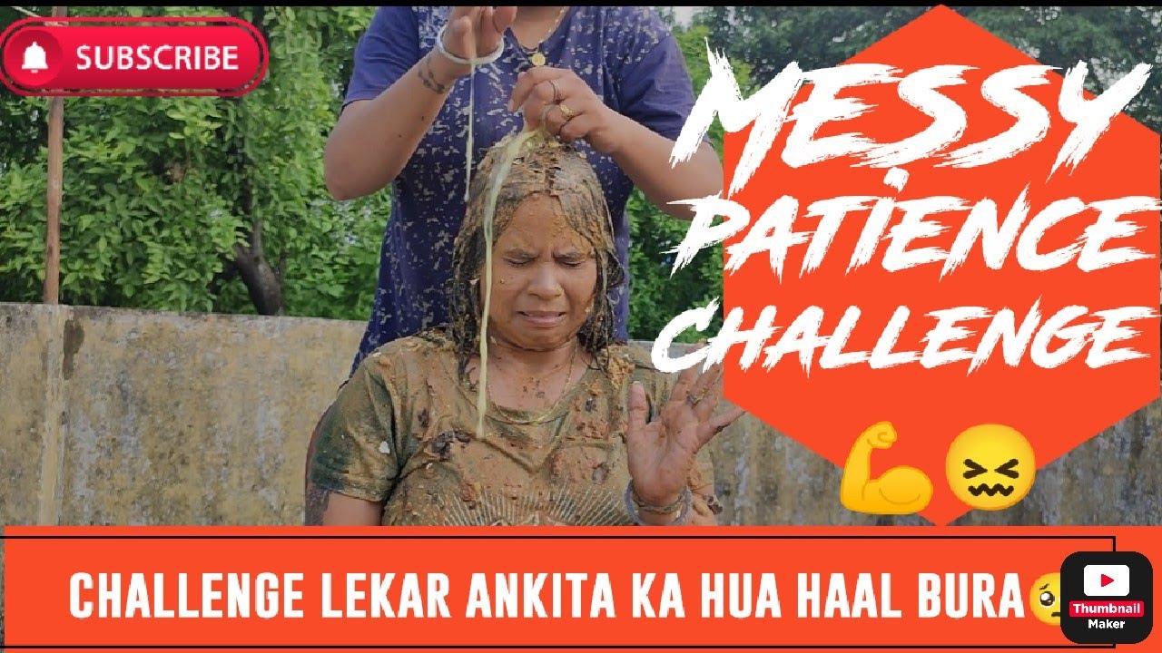 Ankita ke sath hua messy patience challenge🤣