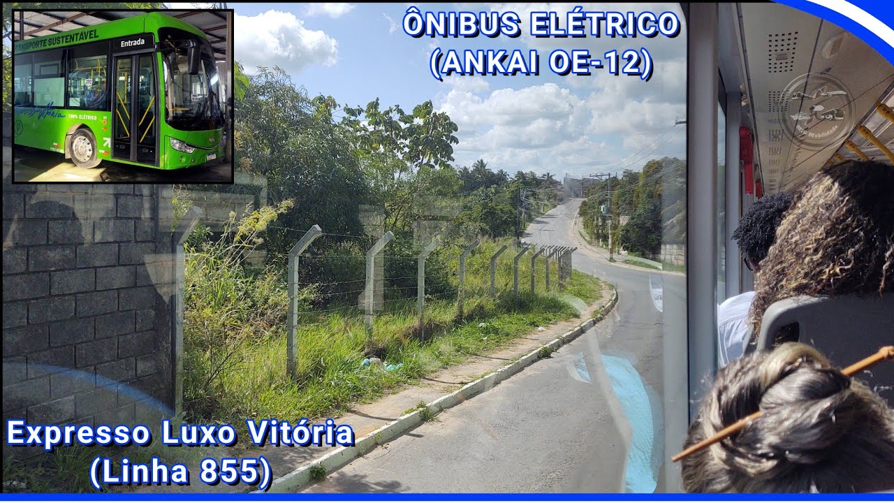 ANKAI OE-12 (285) NA LINHA 855, Entr. de Lauro de Freitas à Entr. de Areia Branca, Expresso Vitória