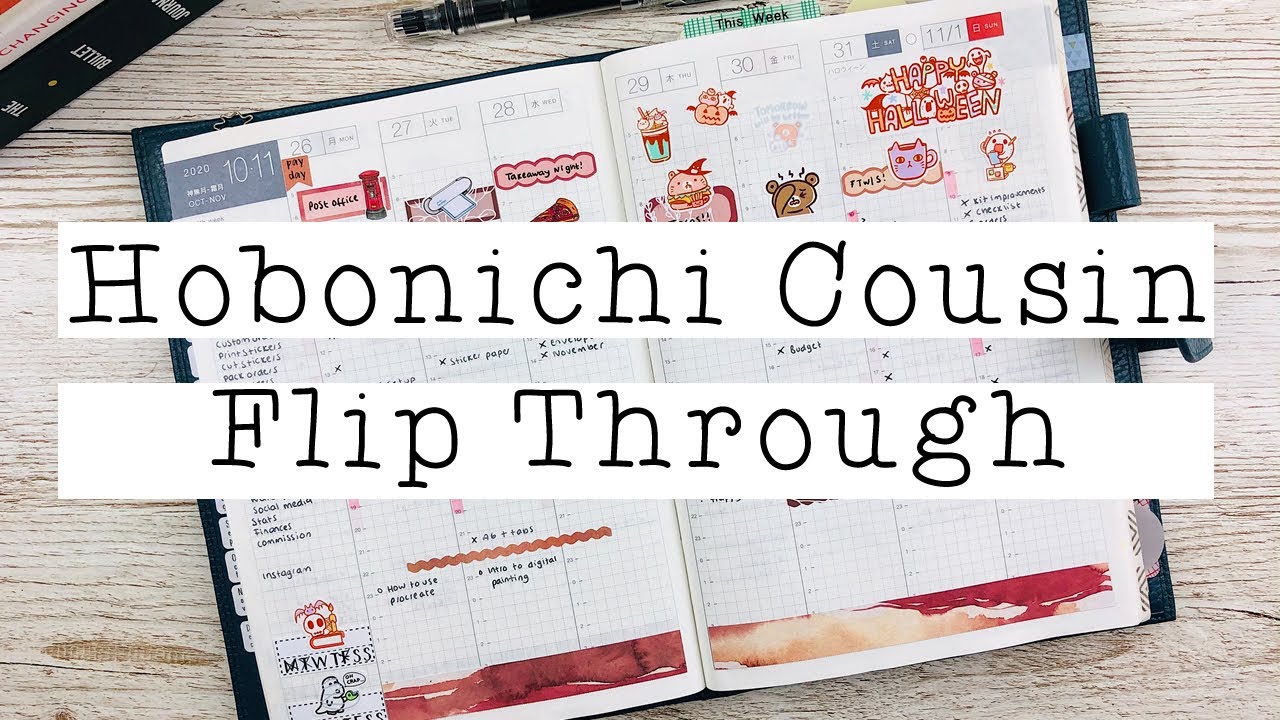 Hobonichi Cousin 2020 Flip Through