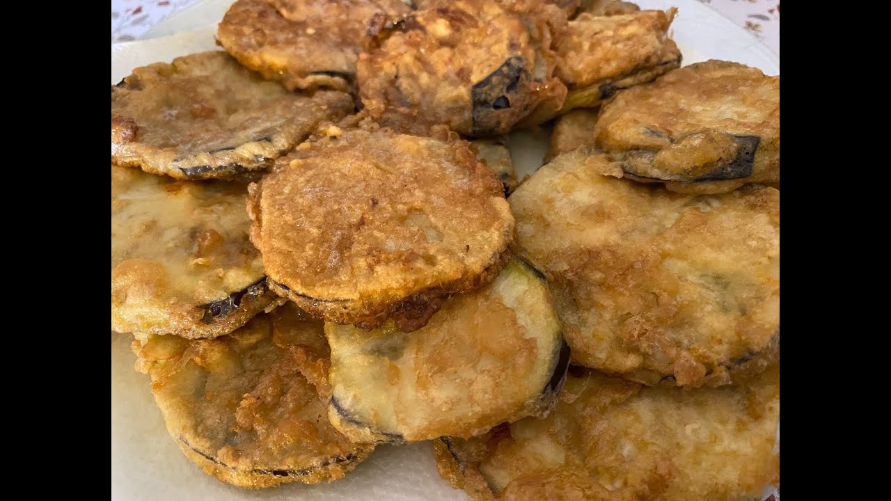 Como hacer Berenjena rebozadas/Fácil y muy ricas