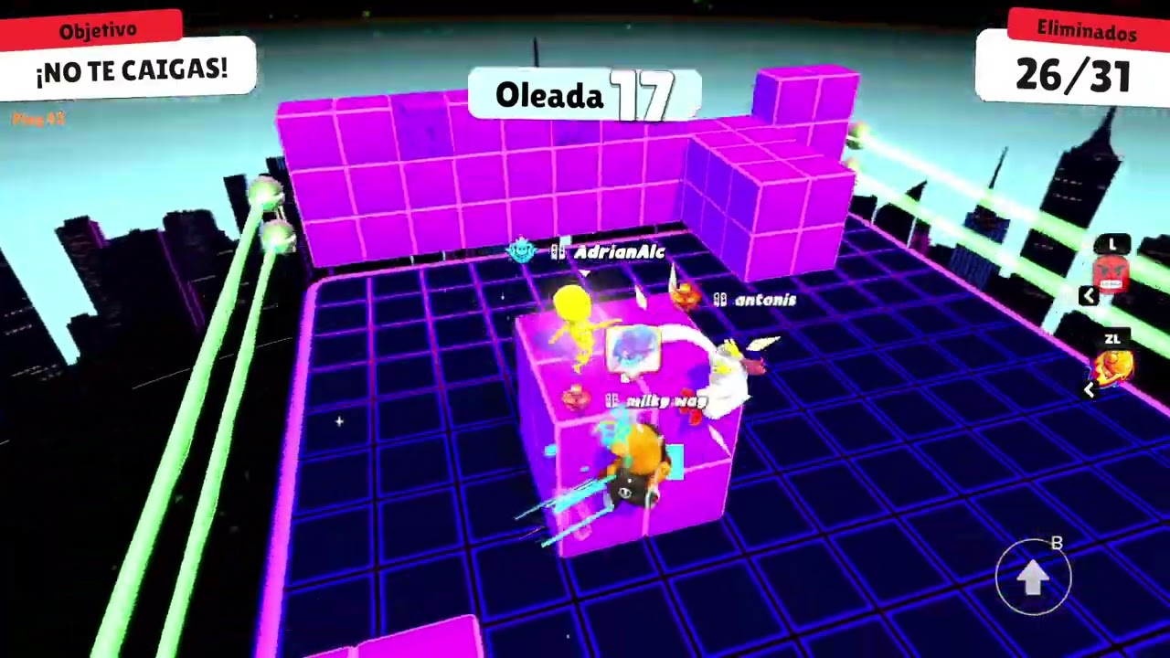 Stumble Guys jugando en block dash endless  😊✨️