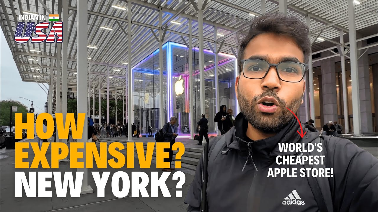 World's Cheapest Apple Store in New York? 🇺🇸 | Vlog 345 | USA Vlog Hindi