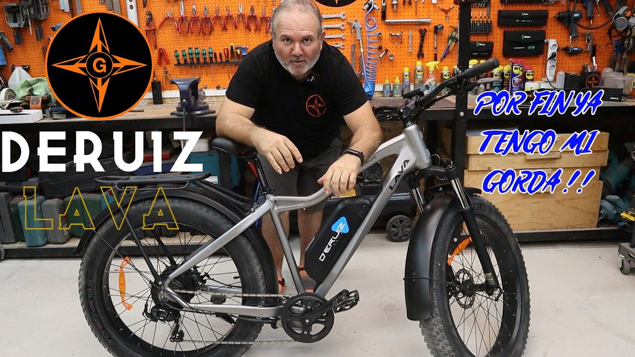 AL FIN TENGO A MI GORDA 😍🚴‍♂️, FAT BIKE BICICLETA ELECTRICA DERUIZ LAVA ,  EBIKE GINESSOT