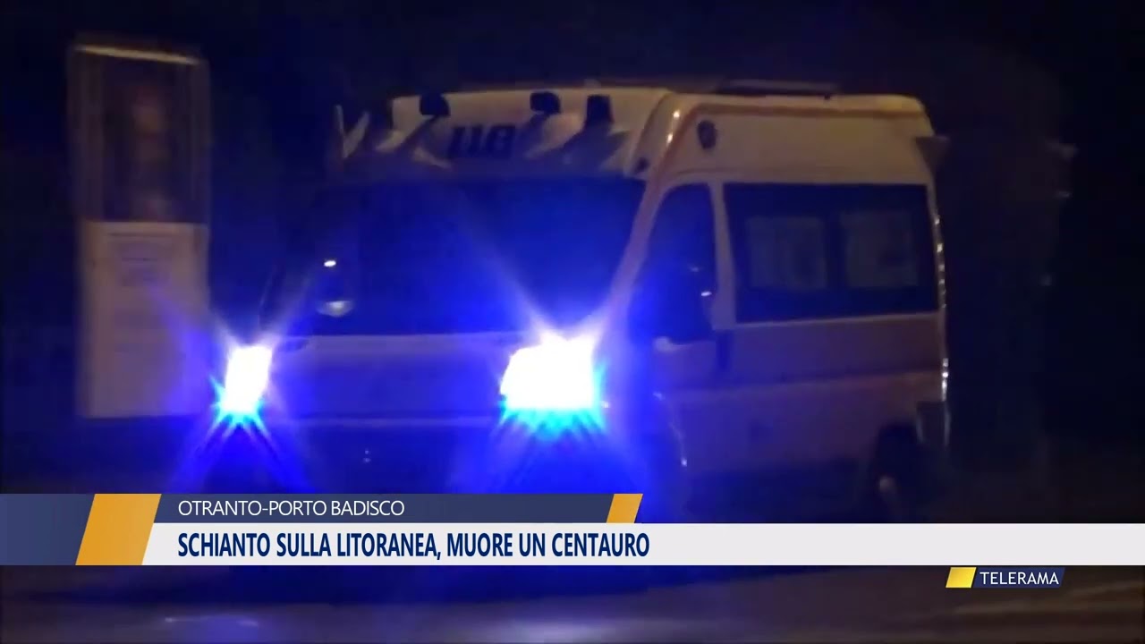 Schianto sulla litoranea, muore un centauro