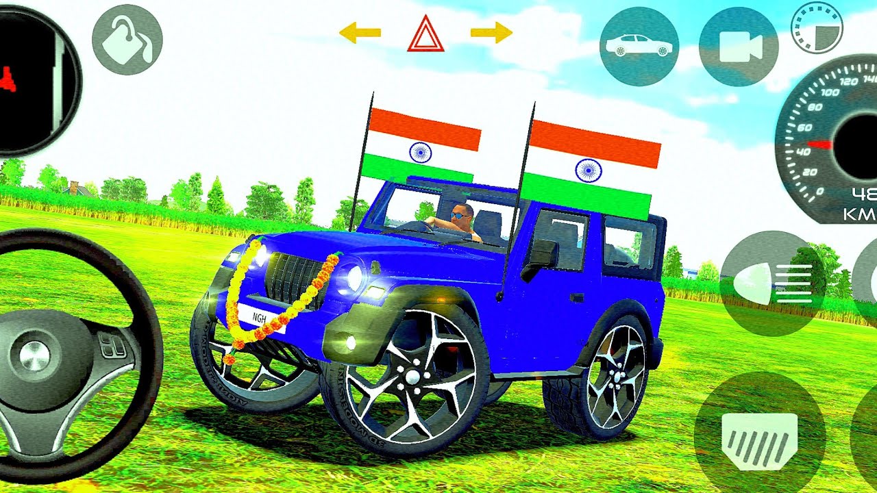 Modified Mahindra Thar😈Games:Indian Blue Thar (Gadi Wala Games) Car Game Android Game - #2026