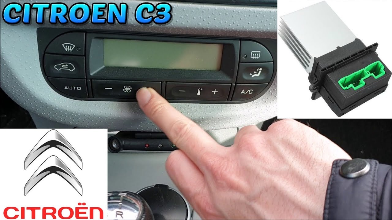 Citroen C3 Fan Resistor Replacement | Fan Control Unit C3 [ITA]