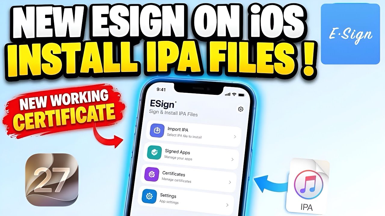 [НОВОЕ] Установка eSign на iOS | Установка IPA-файлов на iPhone и iPad, без ПК, поддержка iOS 15&ndash;...