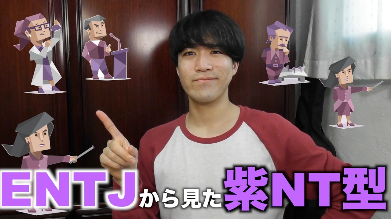 ENTJから見た紫NT型のイメージ・偏見を語ります。【MBTI】【ENTJ・ENTP・INTJ・INTP】