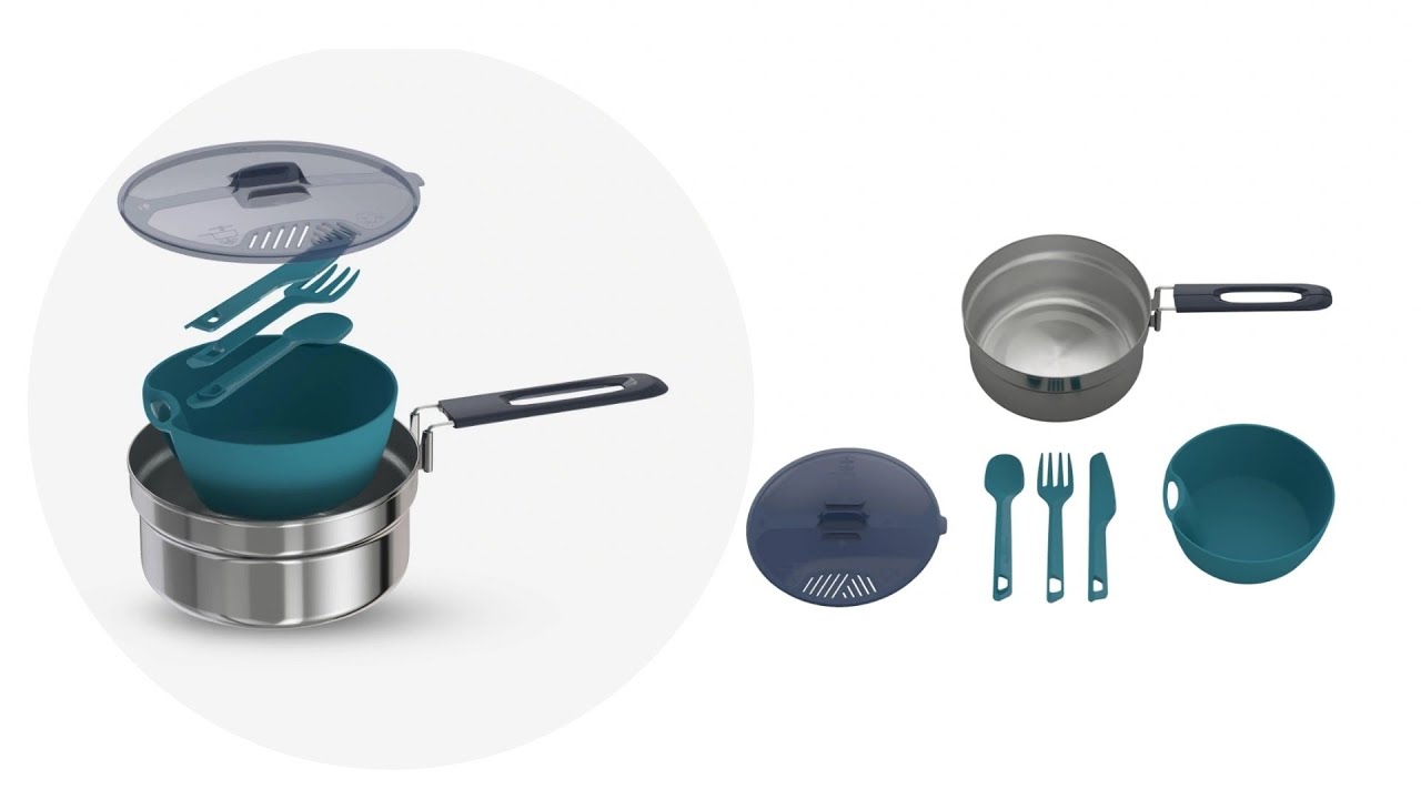Quechua cooking set mh100 1person - ASMR