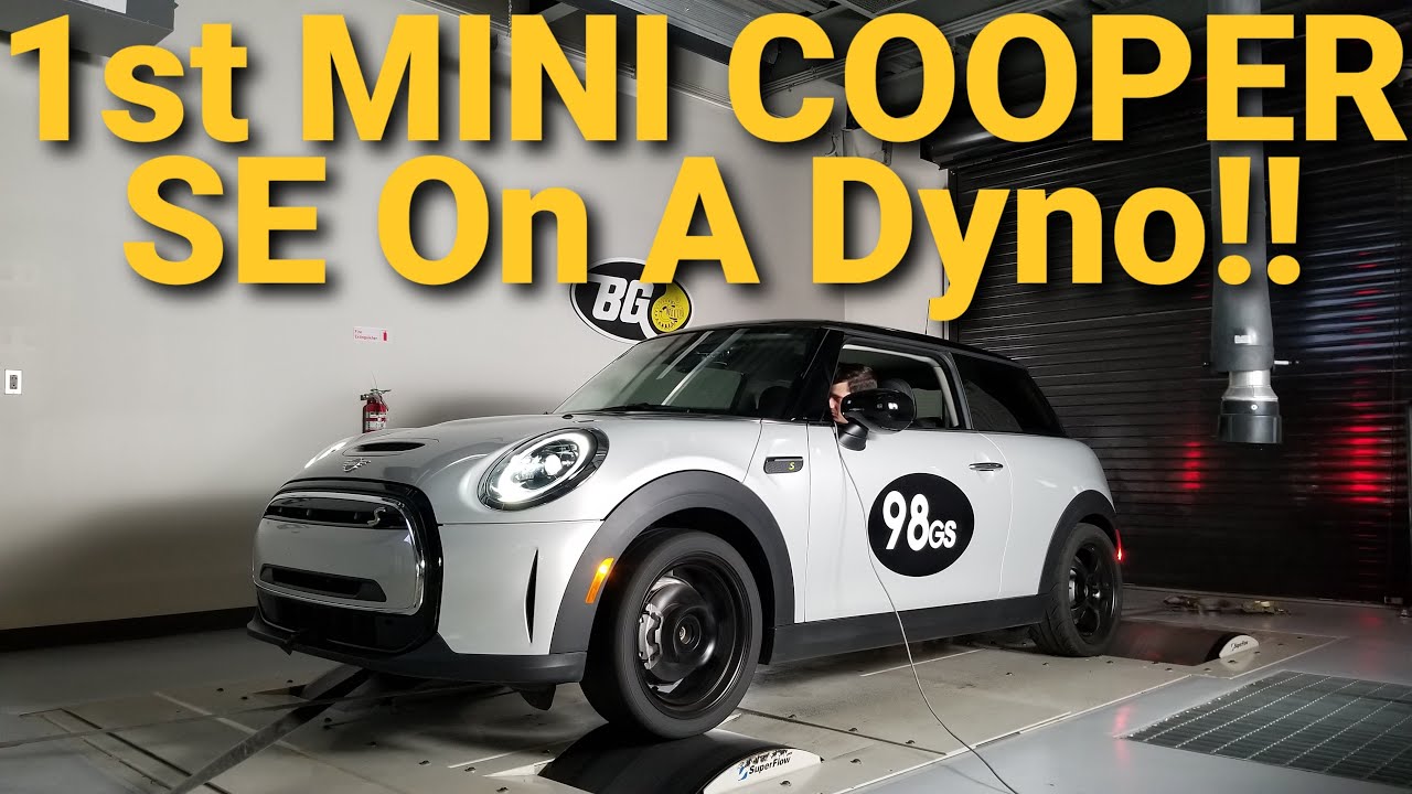 1ST MINI COOPER SE On A DYNO!!! Mini Cooper SE Dyno Testing Day