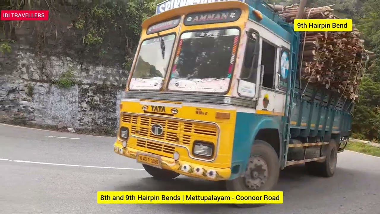 8th and 9th Hairpin Bends | Mettupalayam - Coonoor Road | NH 181 | The Nilgiris | Tamil Nadu | India