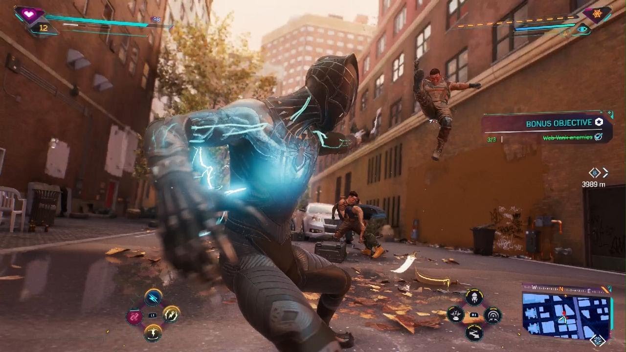 Marvel's Spider-Man 2 Arms Deal Crime | Web Yank Enemies Bonus Objective