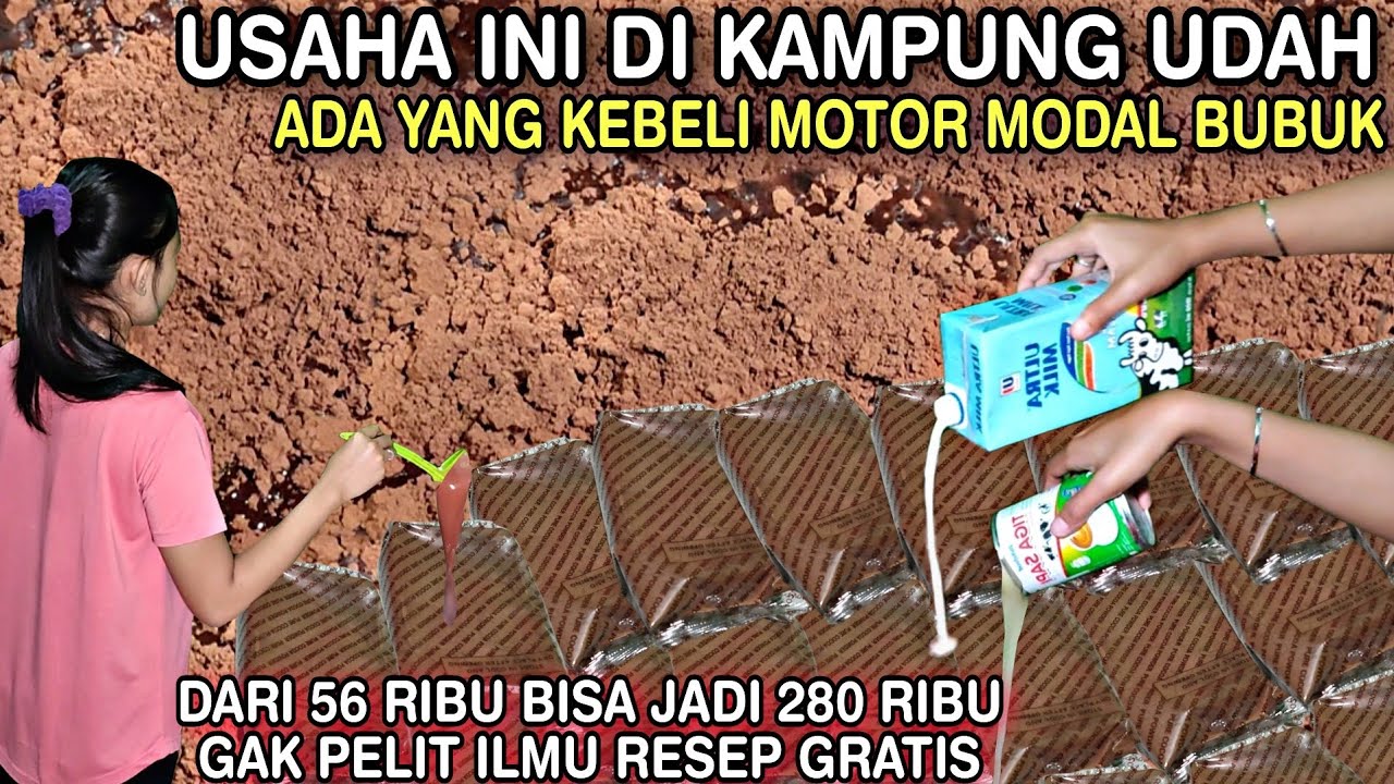 GEBRAKAN USAHA ANAK MUDA || MODAL BUBUK 56rb BISA JADI 280 RIBU SEGALA CUACA JUALAN Ini PASTI LARIS