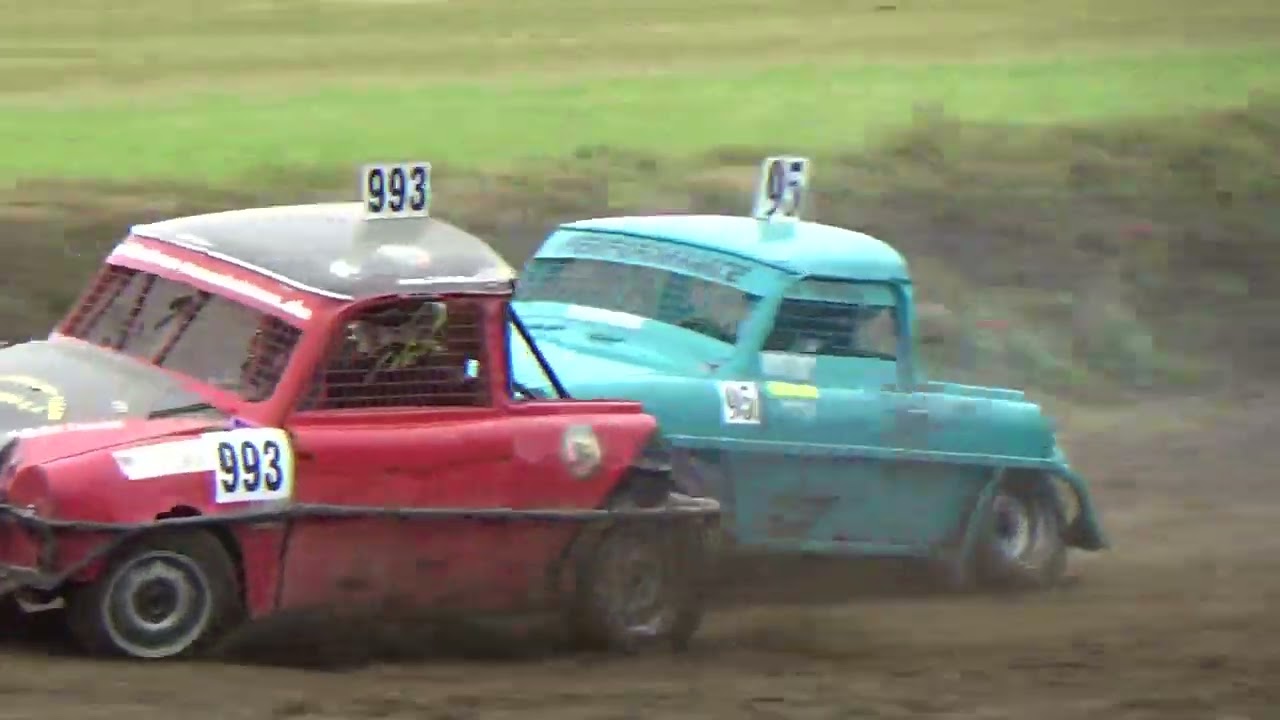 Trabant Tuning 1. Durchgang 2. Lauf - Stock Car Grimmen Juni 2024