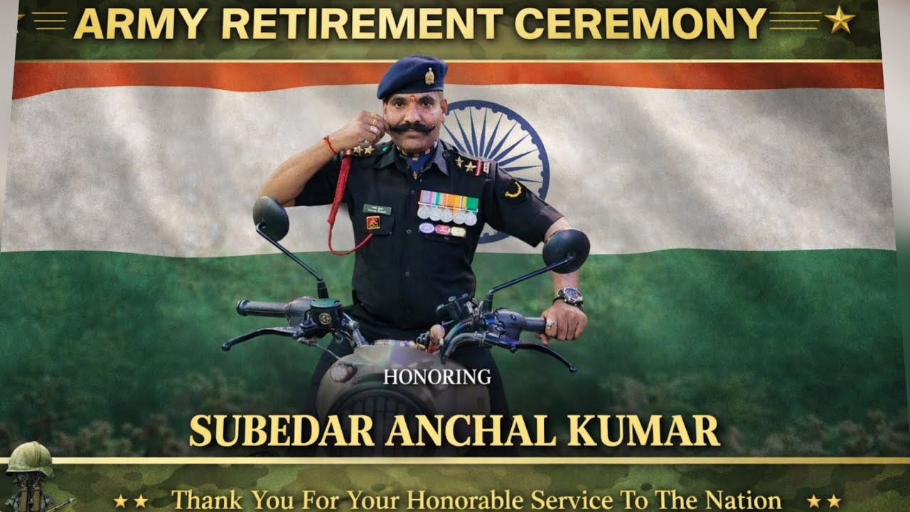 Bade bhai ka retirement ceremony || retirement day of my bade bhaiya 