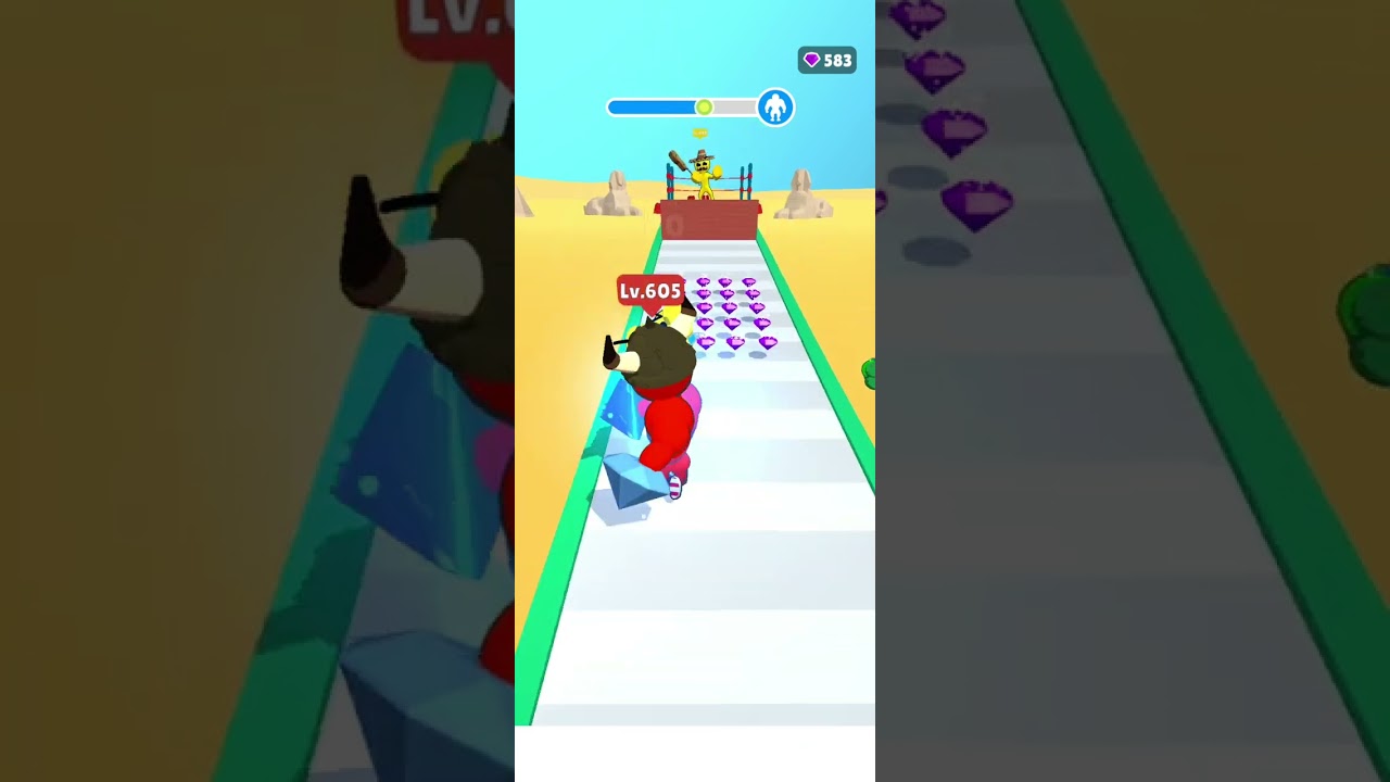 Level Up Runner Game | Satisfying Gameplay #games #shorts #gaming #asmr #leveluprunner