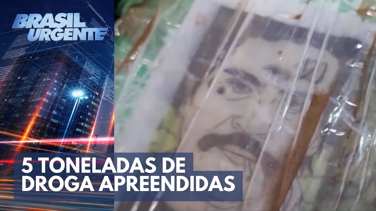 'Maconha Pablo Escobar': apreendidas 5 toneladas da droga | Brasil Urgente