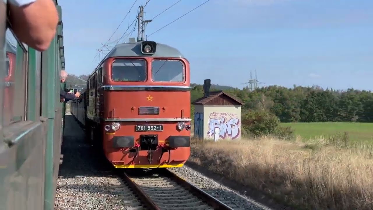 Sergei! Chasing a Soviet diesel!  V 200 507 + 751.131 | Festival parních lokomotiv 2025