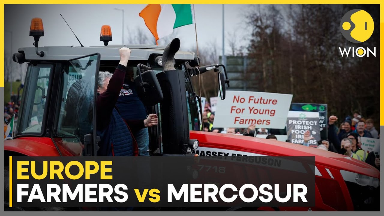 EU Farmers Block Roads Over Mercosur Deal Fury | WION