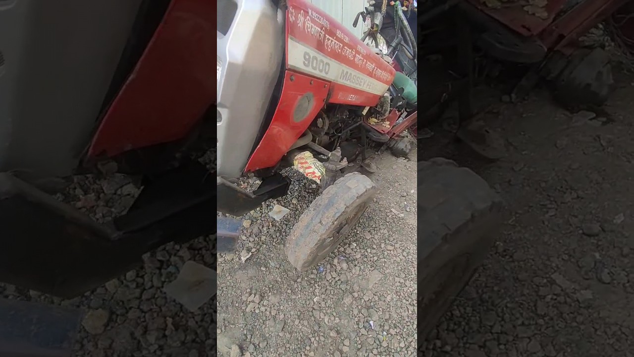 Tractor Accident all tractor damage #tractor #farming #viral #mechanics #shortvideo #repairing