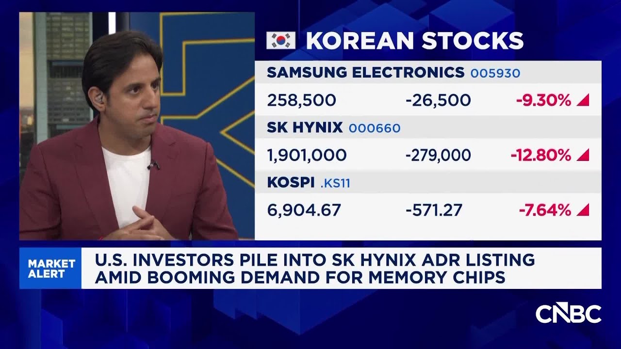 Причины волатильности акций производителей памяти после выхода SK Hynix на биржу США