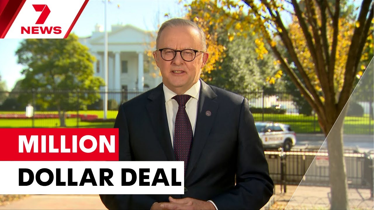 Премьер-министр Албанезе завершил визит в США | 7NEWS