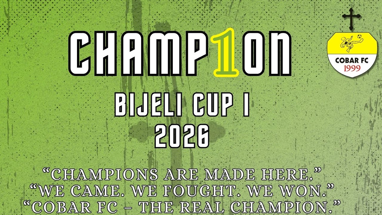 THE CHAMPIONS – COBAR FC | BIJELI CUP I 2026