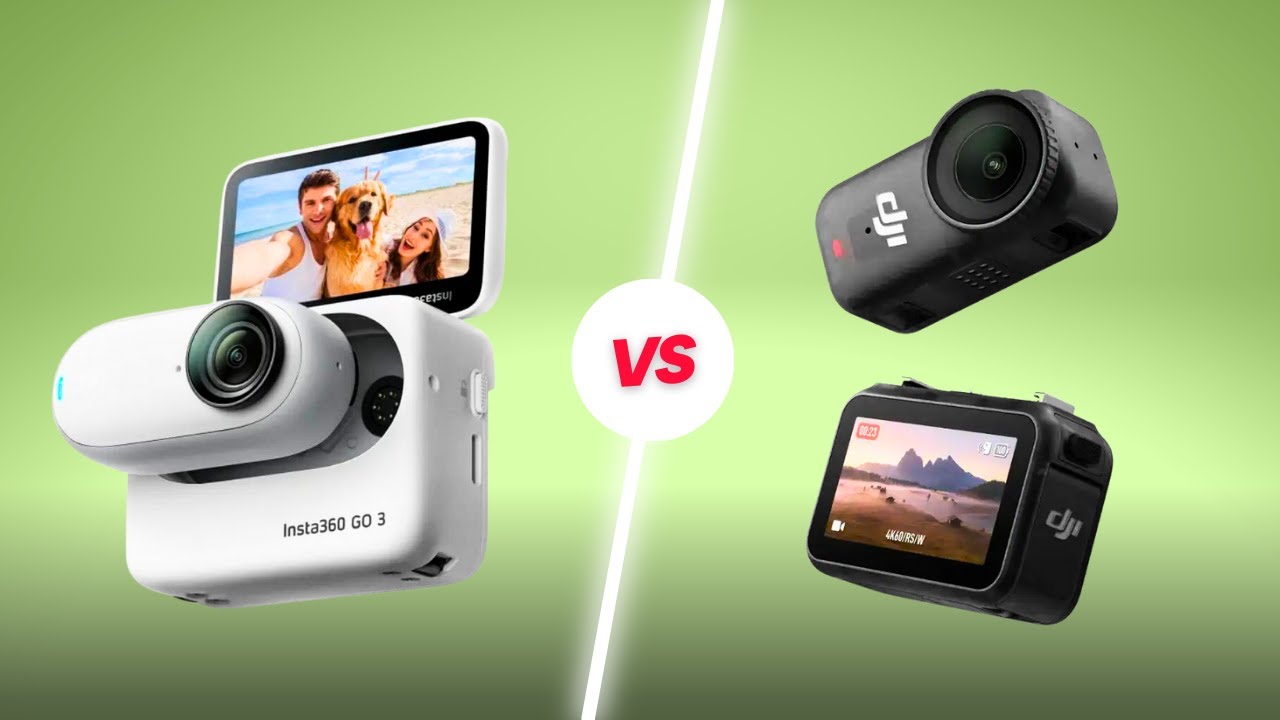 DJI Osmo Nano против Insta360 GO 3S — сравнение компактных камер.