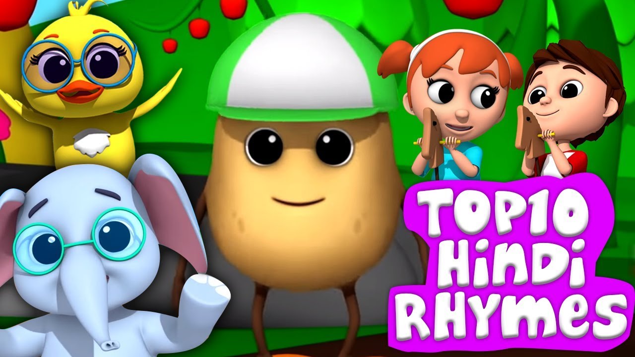 Top 10 Hindi Rhymes | Rhyme in Hindi | Kids Poems | Balgeet | Baby Box India | Hindi Rhymes Nursery