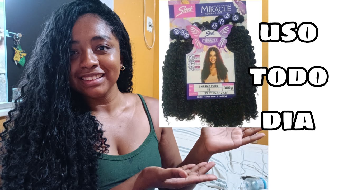 2 MESES COM PERUCA CABELO MIRACLE CHARME / PENTEEI