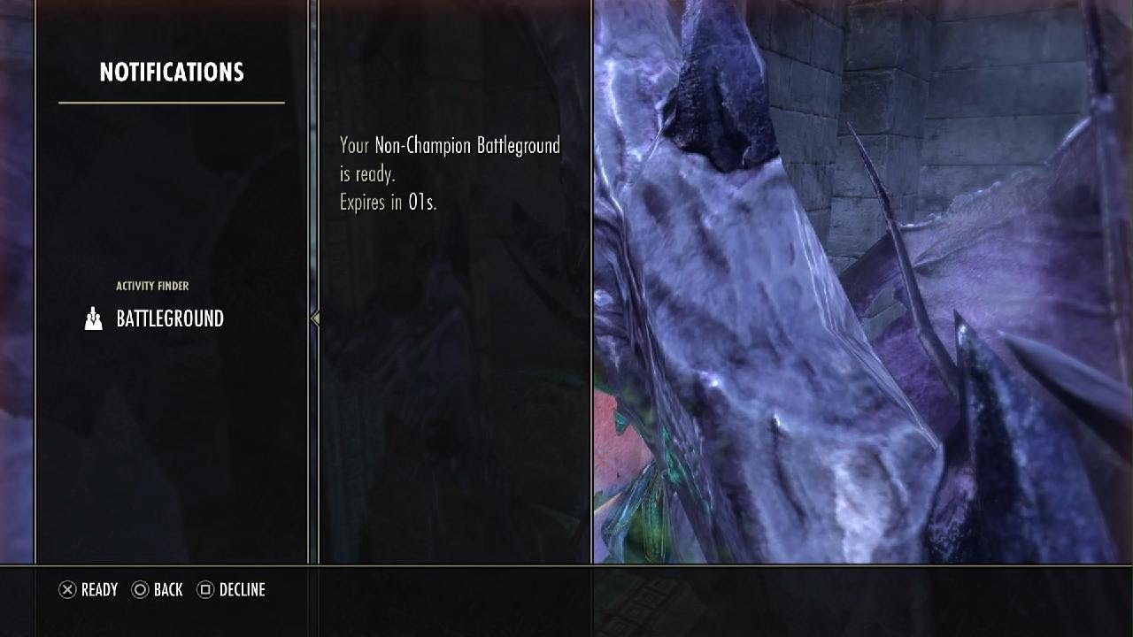 Eso shadowrend monster helm in battlegrounds | PVP