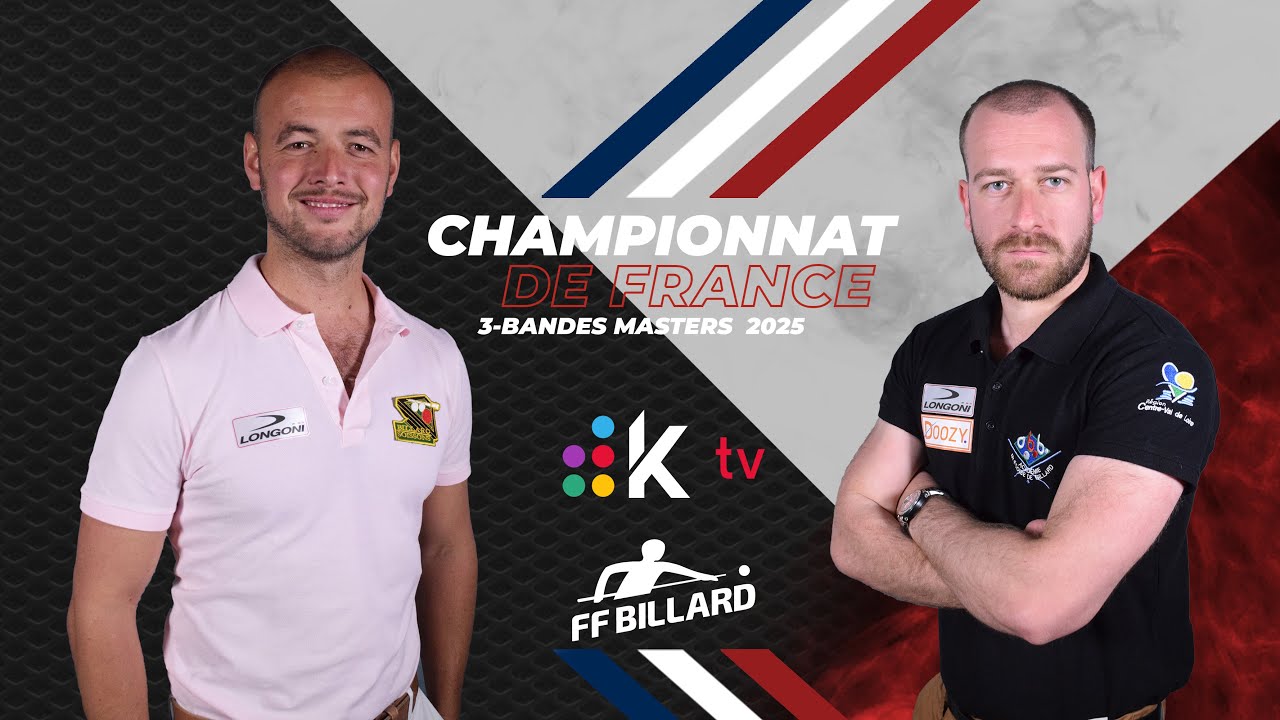 2025 French 3-Cushion Masters - LAST 8 - Pierre SOUMAGNE vs Adrien TACHOIRE