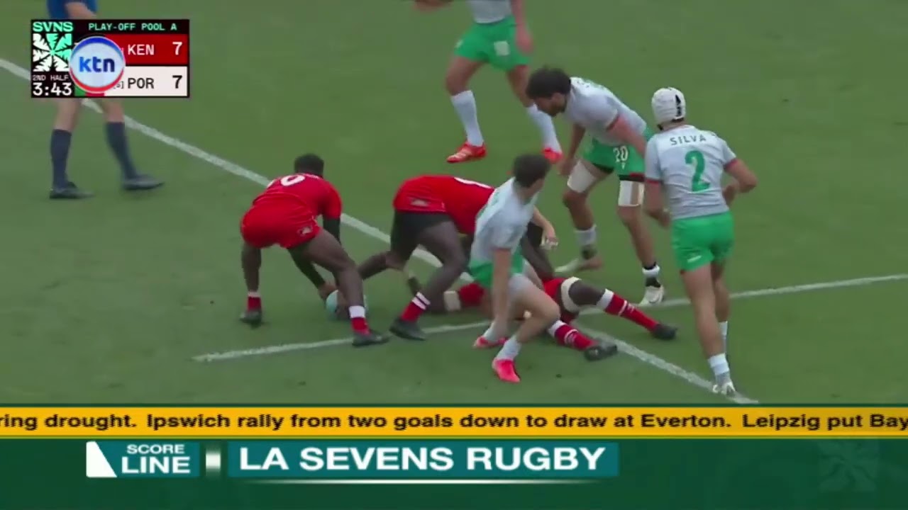 Shujaa 7s active in Los Angeles 7s Rugby