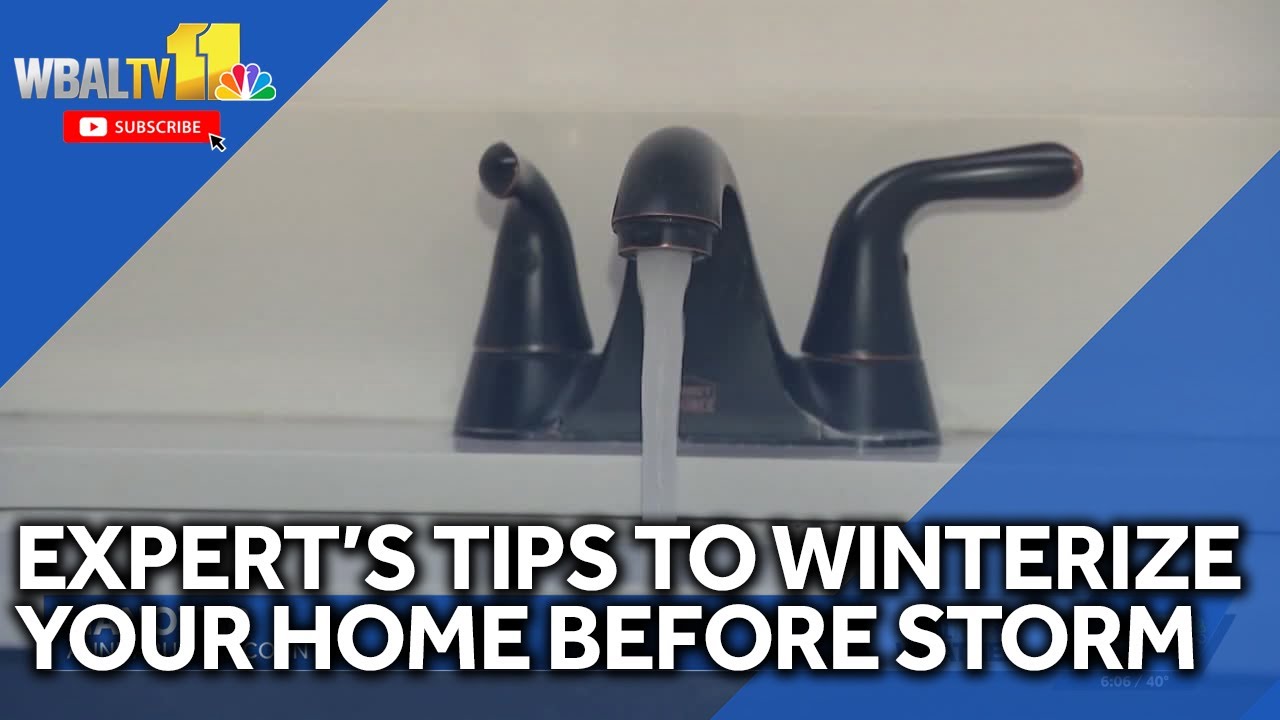 Expert gives tips on preventing pipe bursts during snowstorm