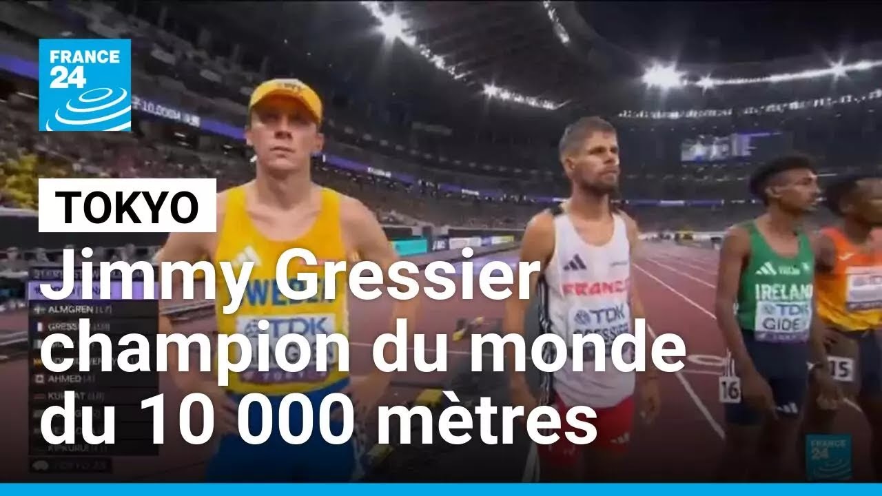 Jimmy Gressier entre dans l'histoire de l'athl&eacute;tisme fran&ccedil;ais &bull; FRANCE 24