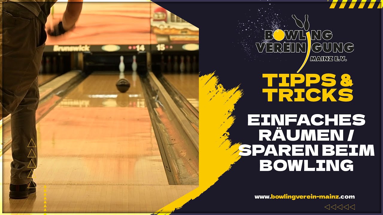 Einfaches Räumen beim Bowling! Bowling Tipps und Tricks