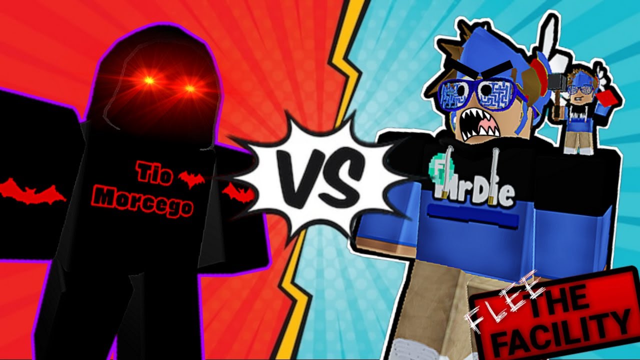 INVADINDO A LIVE DO MRDIE (ELE NÃO GOSTOU DE MIM 🤣) |FLEE THE FACILITY| @ItsMrDie