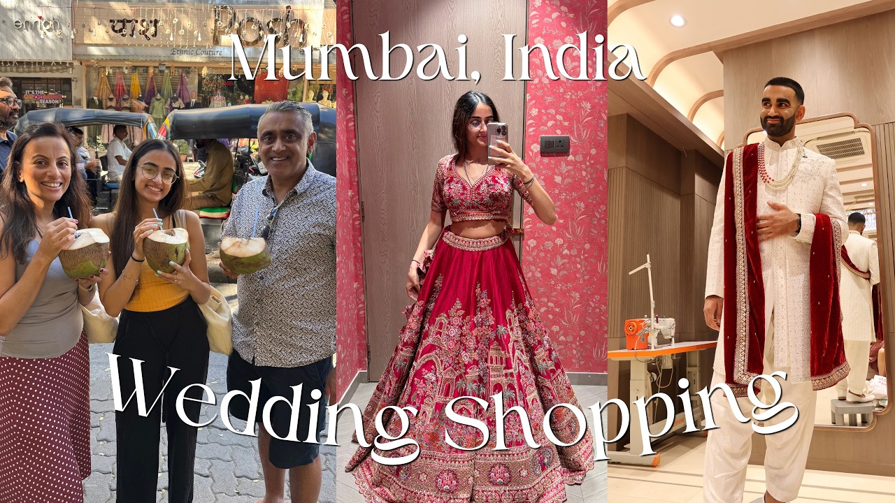 WEDDING SHOPPING IN MUMBAI, INDIA 🇮🇳 | Indian Wedding Shopping Vlog