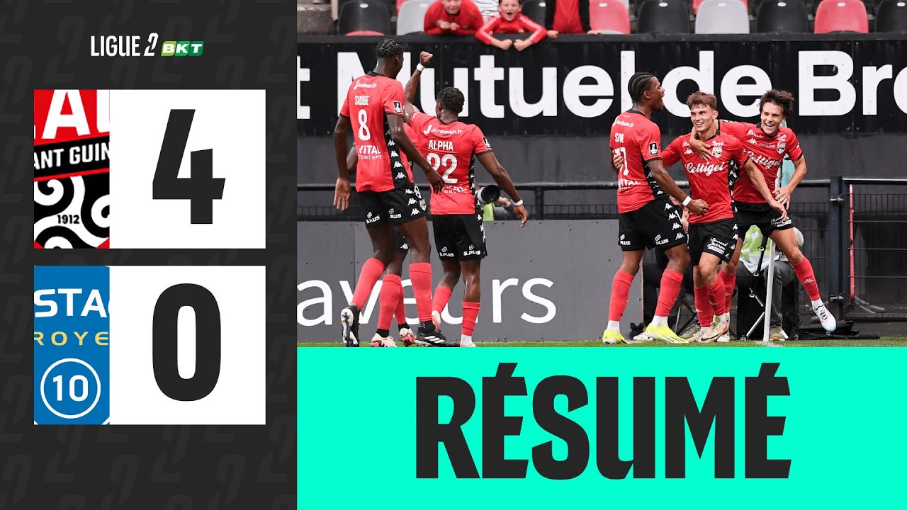 EN AVANT GUINGAMP - ESTAC TROYES (4-0) - 1&egrave;re journ&eacute;e - Ligue 2 BKT 2024-2025