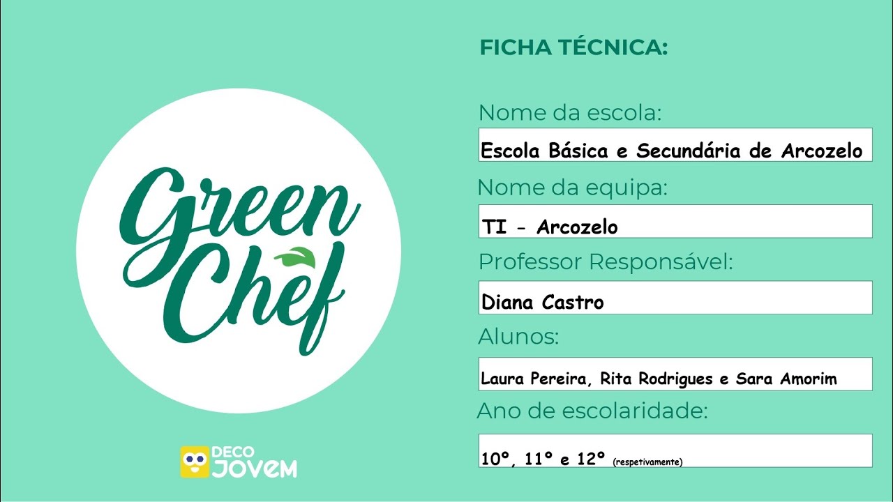 GREEN CHEF 9 -  TI Arcozelo