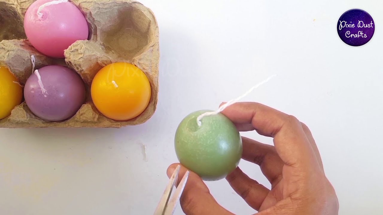 Easter Egg Candles | How to Make Egg Shell Candles