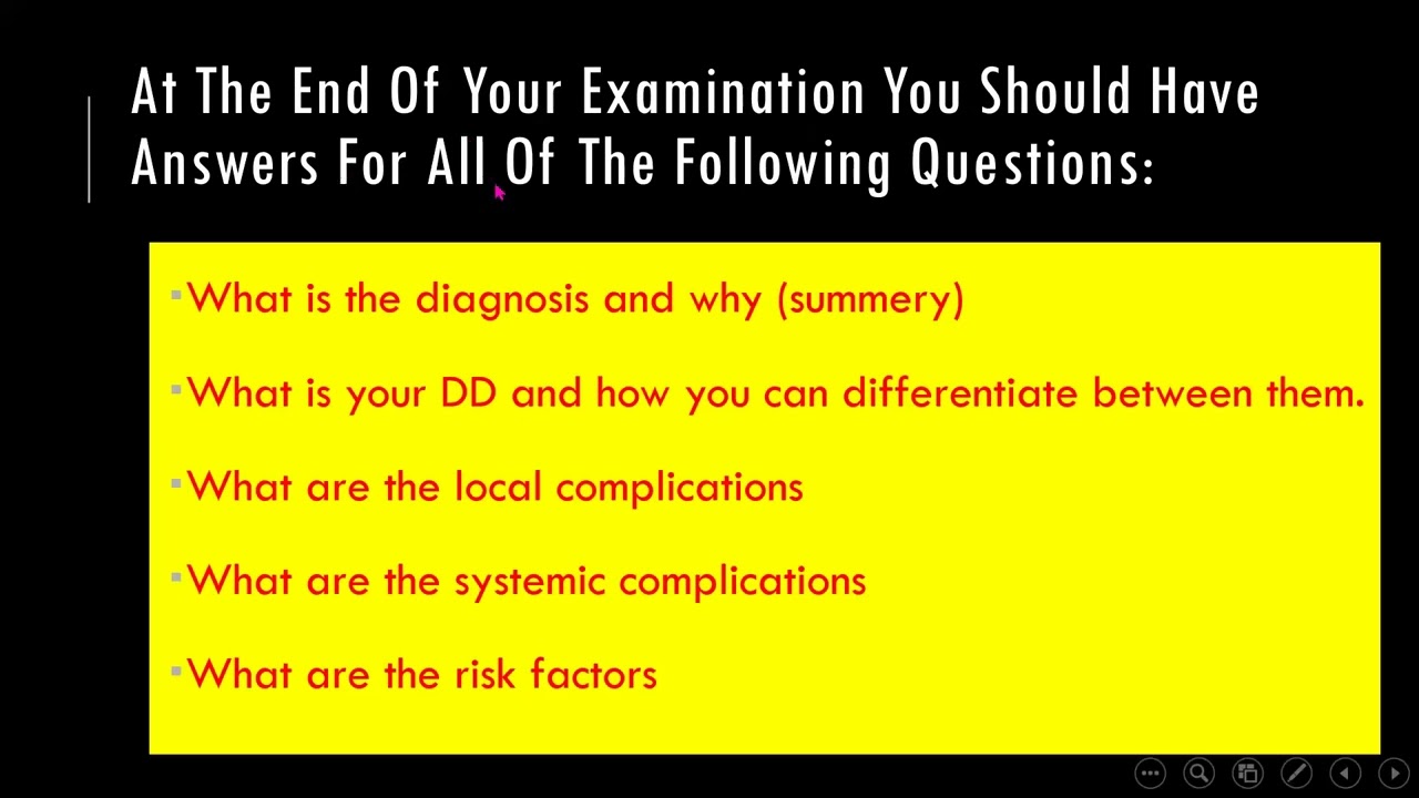 Clinical Examination In General Surgery part I // Dr. Amar Yahia