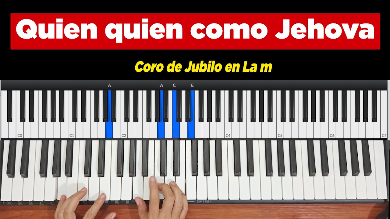 Cómo tocar  Quién Como Jehová en Piano | Acordes Sencillos
