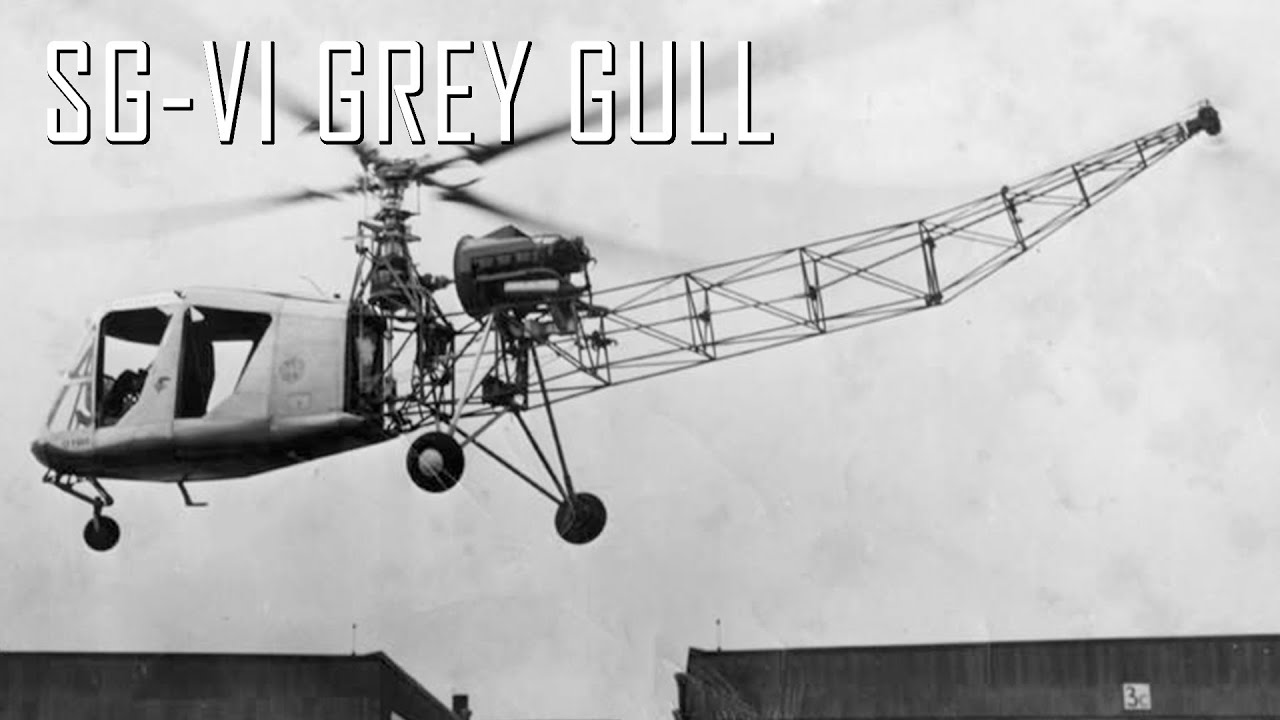 First helicopter ever certified in the British Commonwealth; the Sznycer-Gottlieb SG-VI Grey Gull