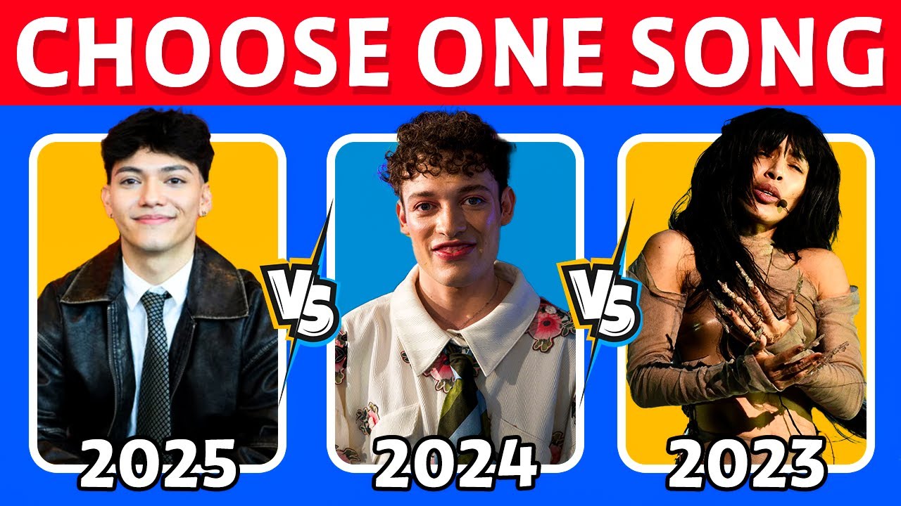 2025-2024-2023 Eurovision Songs | Eurovision Song Contest | Choose The Song