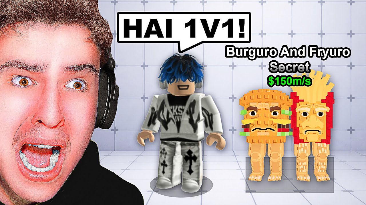 Am făcut 1vs1 pe BURGURO cu un abonat în Rivals... (Roblox)