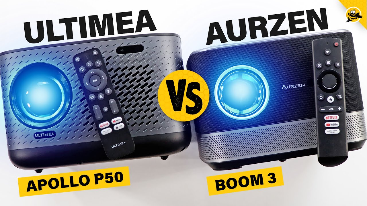 BEST $300 Projectors I've Tested! - ULTIMEA Apollo P50 vs AURZEN Boom 3