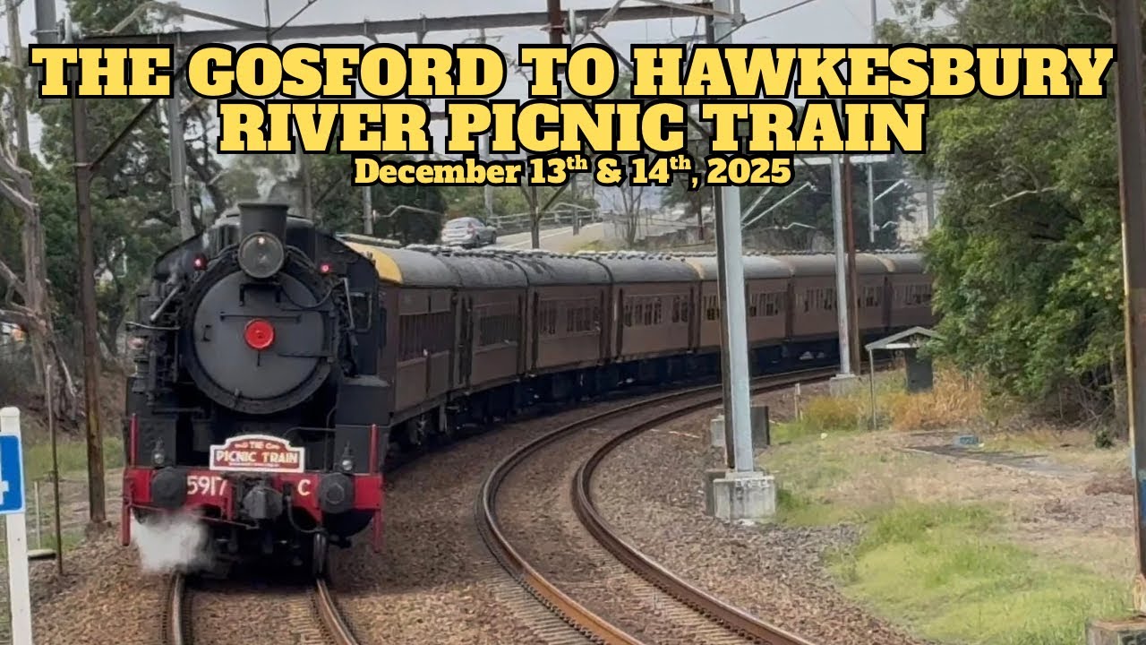 The Gosford To Hawkesbury River Picnic Train - December 13th & 14th, 2025