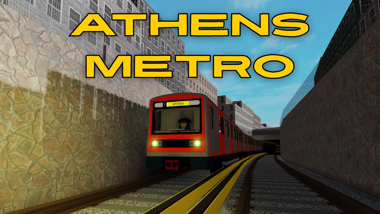 Roblox Athens Metro line 1 Faliro - Attiki